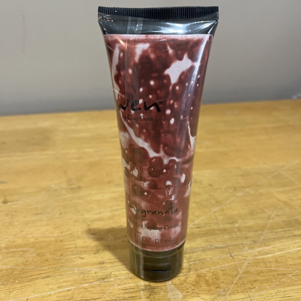 WEN By Chaz Dean‎ Pomegranate Anti-Frizz Styling Creme 4 Oz NEW Sealed (S35)